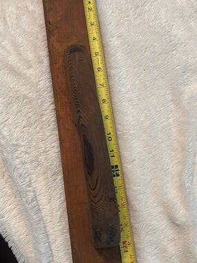 Wood concrete float